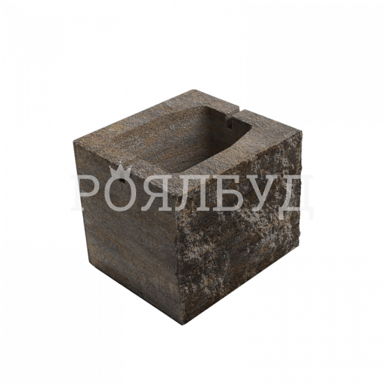 Блок пустотілий рваний 190х190х190 еспресо