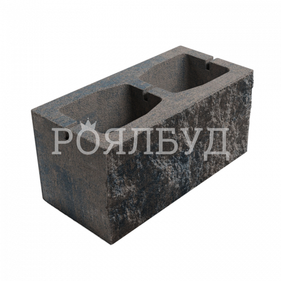 Блок пустотілий рваний 390х190х190 арабіка