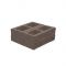 Блок декоративний 400x400x150 для колони коричневий