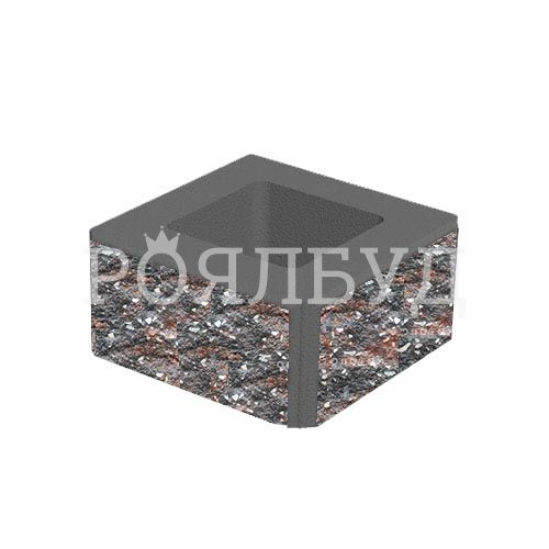 Блок 400x400x200 болонья з мармуром