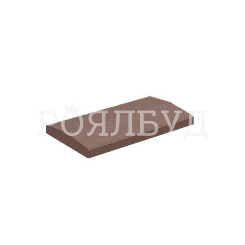 Кришка на паркан 500x180x60 бордовий