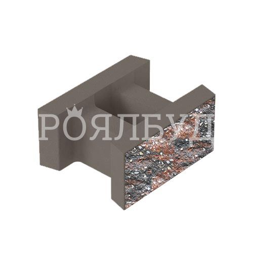 Блок декоративный несъемной опалубки 500x400x235 болонья