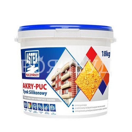 Astex AKRY-PUC штукатурка силиконовая