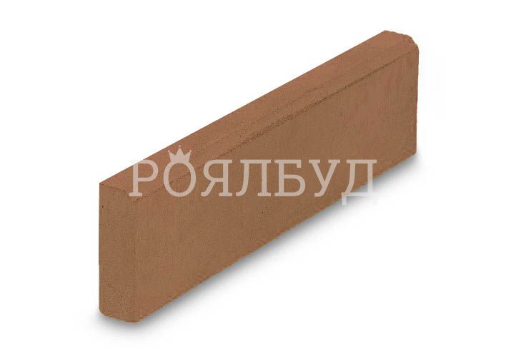 Поребрик 100х20х6см Персик