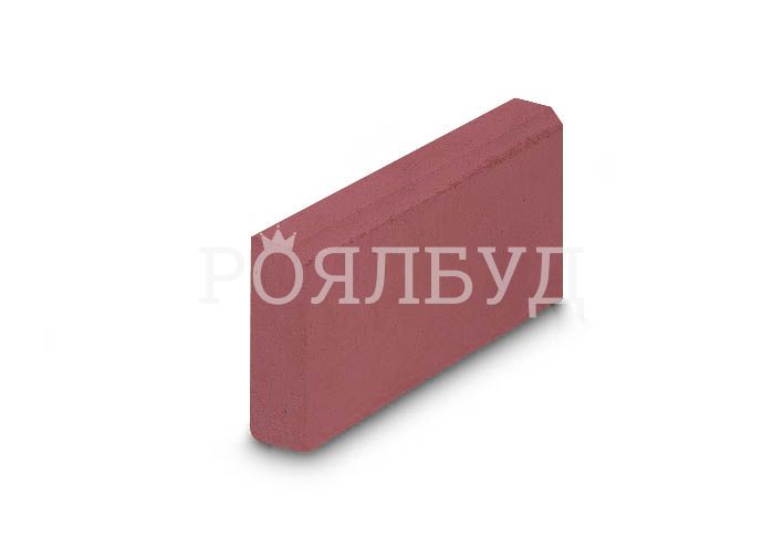 Поребрик 50x20x6см Червоний