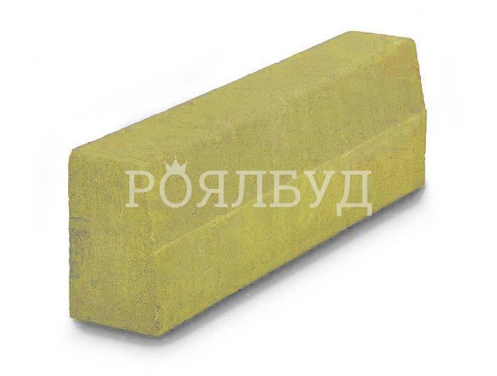 Борт дорожній 1000х180х300 Жовтий