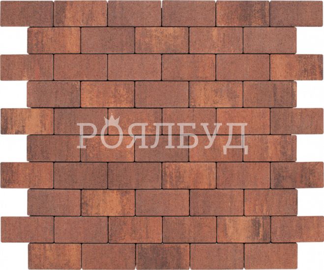 Бруківка без фаски 20-10-8 Гранат