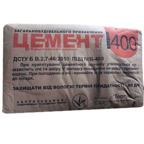 Цемент М400 ПЦЦ IVБ "ТоргБуд "