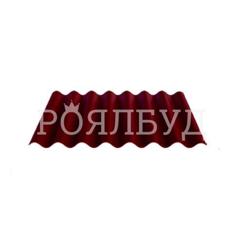 Безазбестовий шифер Fibrodah Modern 585х1130х5,8 мм бордо