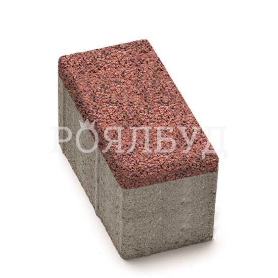 Цегла 200x100x100 Меланж Корал