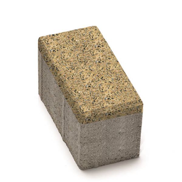 Цегла 200x100x100 Меланж Танжерин