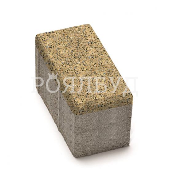 Кирпич 200X100X100 Меланж Танжерин