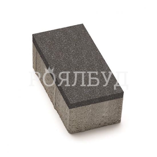 Цегла 200x100x60 без фаски Чорний