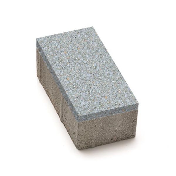 Цегла 200x100x60 без фаски Сірий