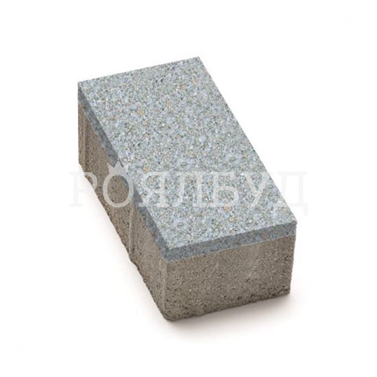 Цегла 200x100x60 без фаски Сірий