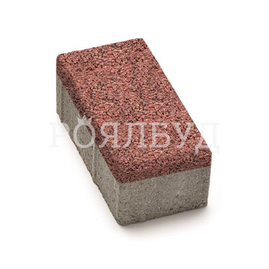 Кирпич 200X100X60 Меланж Коралл