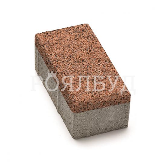 Кирпич 200X100X60 Меланж Оранж