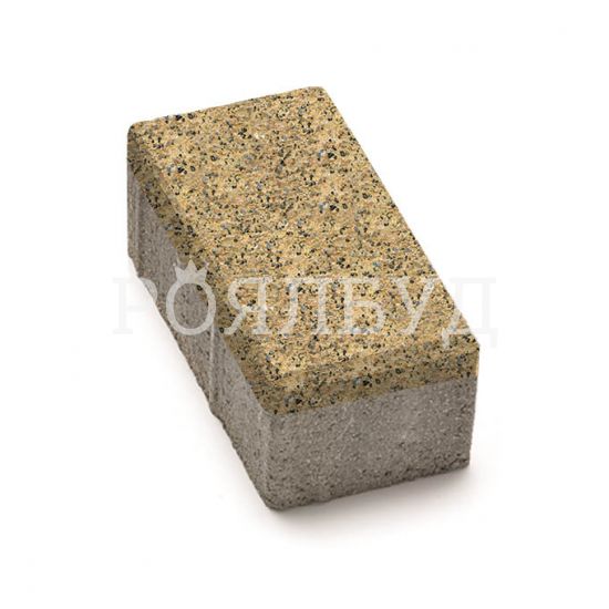 Цегла 200x100x60 Меланж Танжерин