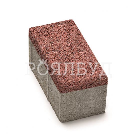 Цегла 200x100x80 Меланж Корал