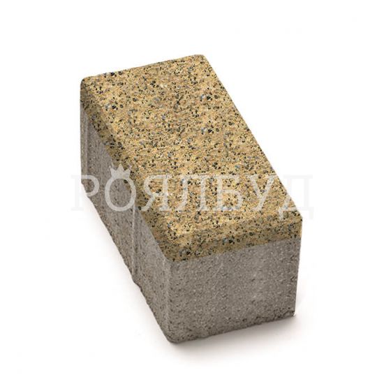 Цегла 200x100x80 Меланж Танжерин
