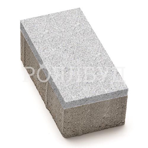 Цегла 240x160x80 без фаски Білий