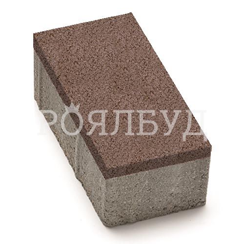 Кирпич 240X160X80 без фаски Коричневый