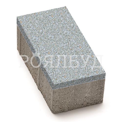 Цегла 240x160x80 без фаски Сірий