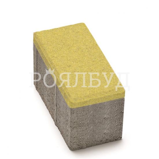 Цегла 200х100х100 Жовтий