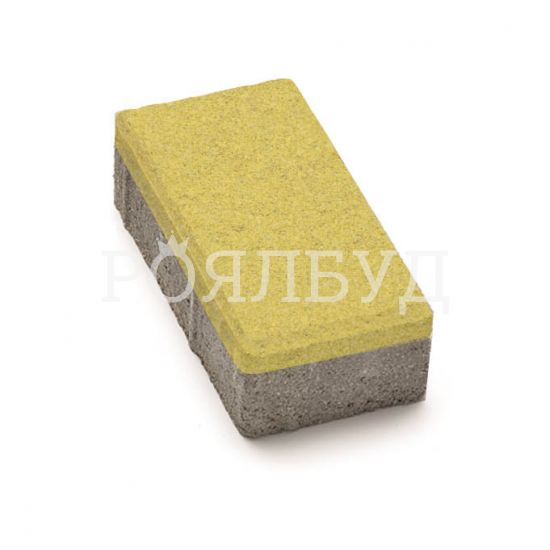 Цегла 200x100 40мм Жовтий