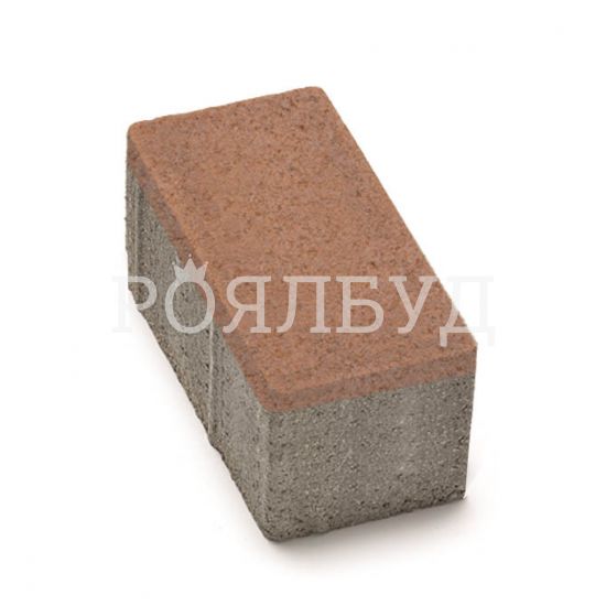 Кирпич 200x100 80мм Персиковый