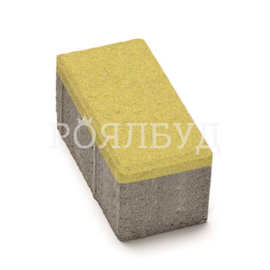 Цегла 200x100 80мм Жовтий