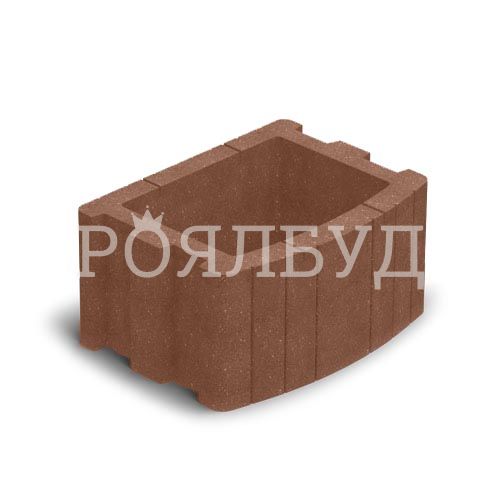 Цветочница вибропрессованная 500x400 красный
