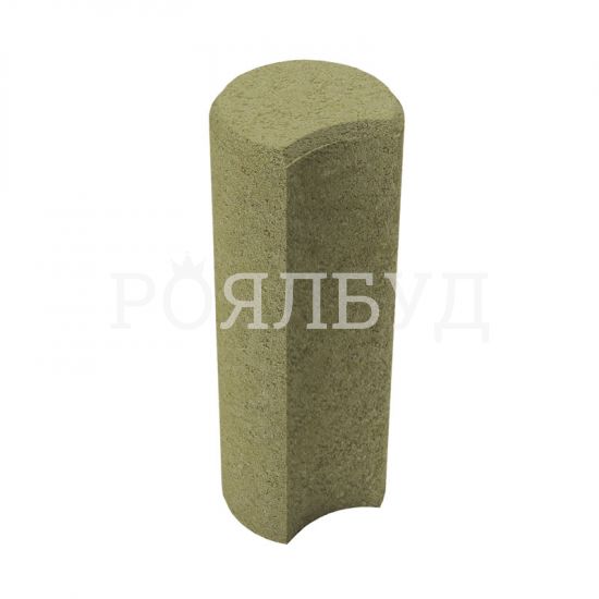 Стовпчик фігурний круглий 67x80 гірчичний