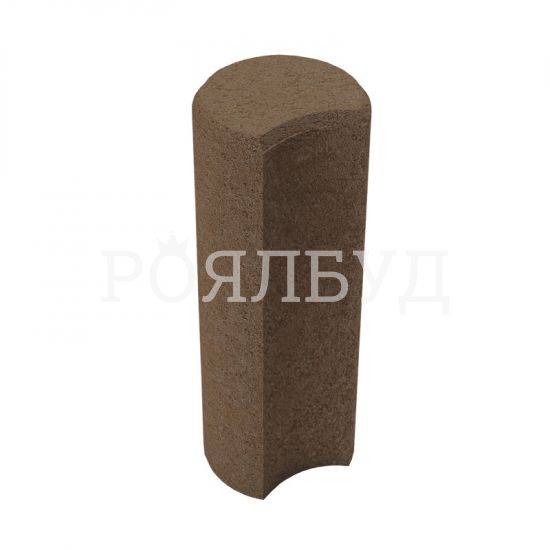 Стовпчик фігурний круглий 67x80 коричневий