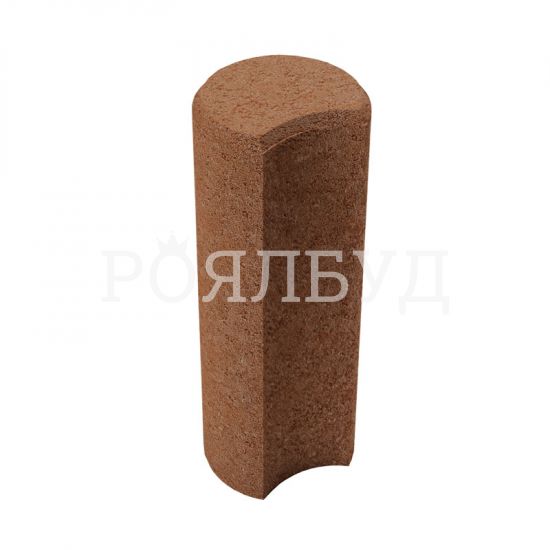 Стовпчик фігурний круглий 67x80 червоний