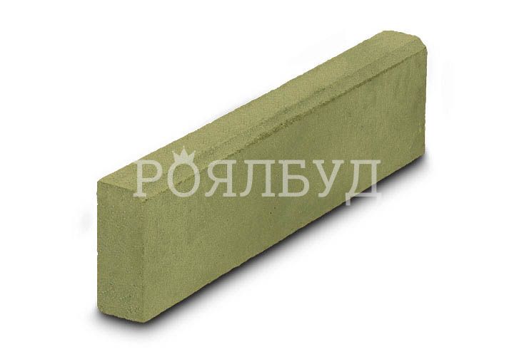 Поребрик 1000x200x80 Гірчичний