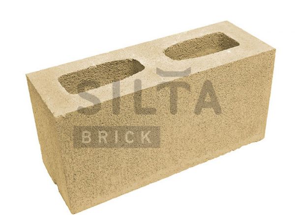 Блок гладкий Silta Brick желтый