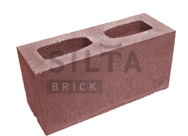 Блок гладкий Silta Brick красный