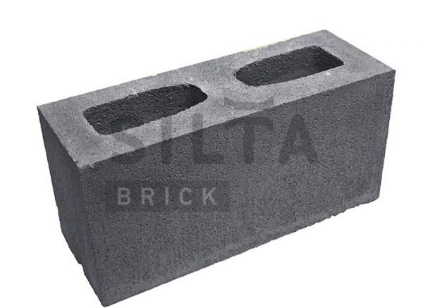 Блок гладкий Silta Brick черный