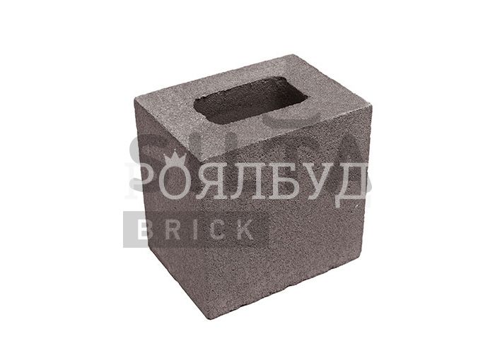 Полублок гладкий Silta Brick коричневый