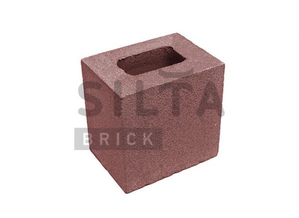 Полублок гладкий Silta Brick красный