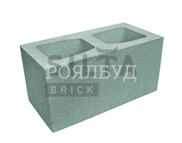 Блок гладкий широкий Silta Brick зеленый