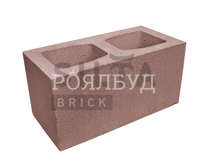 Блок гладкий широкий Silta Brick червоний #53