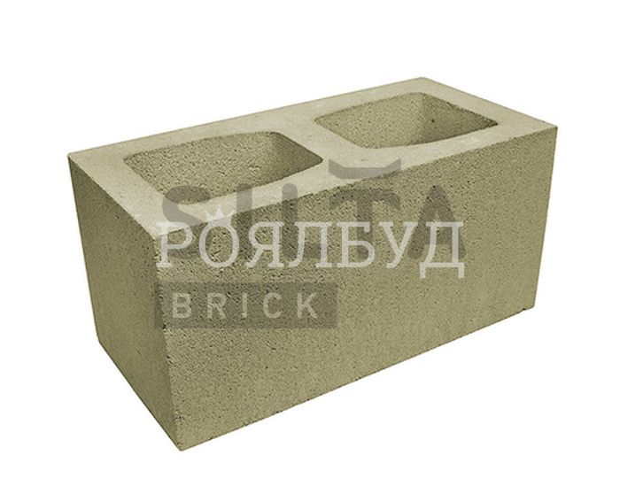 Блок гладкий широкий Silta Brick пісочний #25