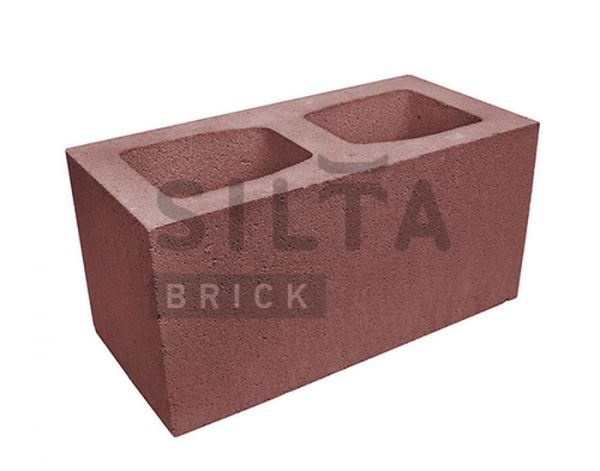 Блок гладкий широкий Silta Brick красный