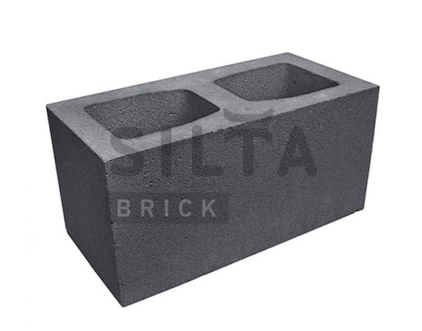 Блок гладкий широкий Silta Brick черный