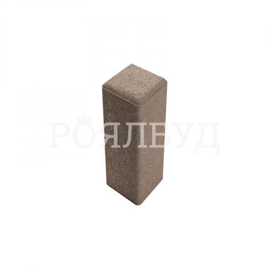 Стовпчик фігурний квадратний 100x80 персиковий
