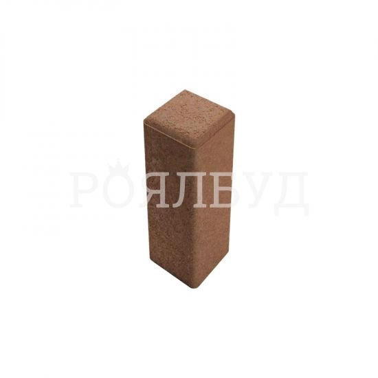 Стовпчик фігурний квадратний 100x80 червоний