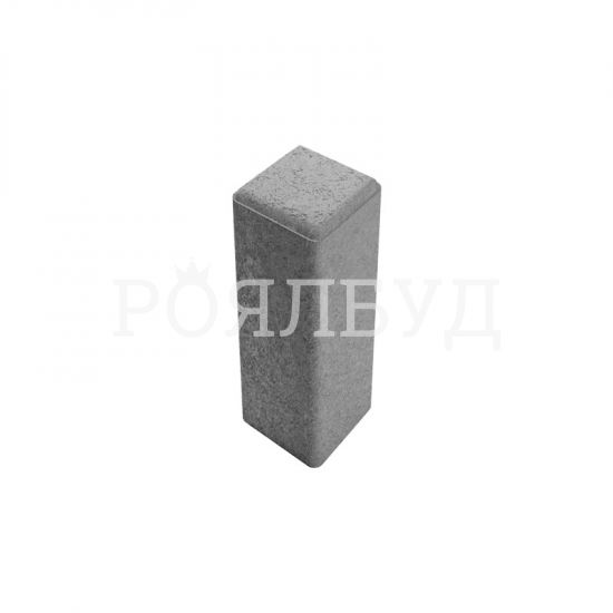 Стовпчик фігурний квадратний 100x80 сірий
