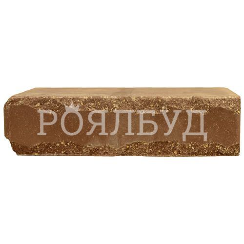 Кирпич ТРВ "Луч" половинка ложок-тычок Оливковый